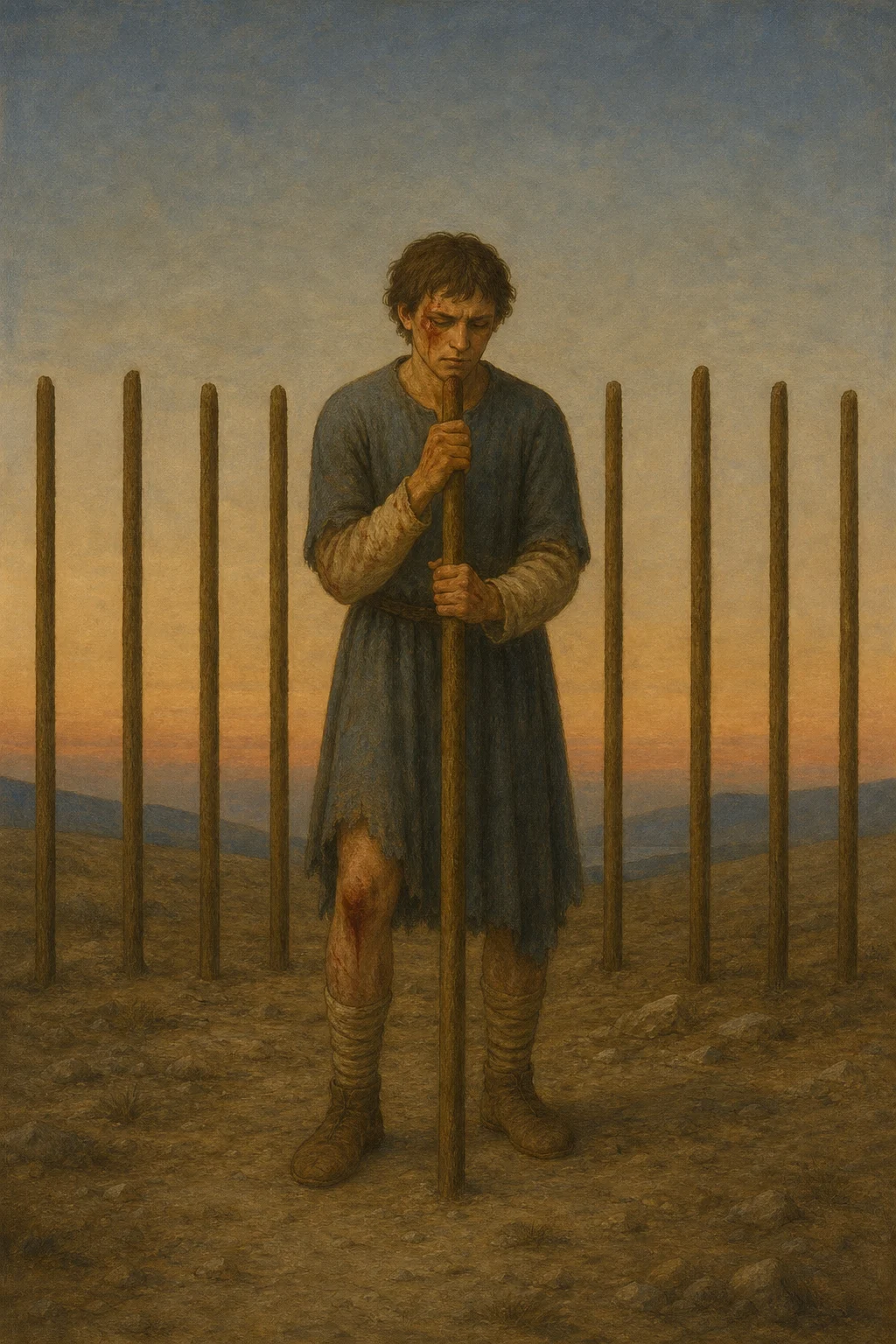 Nine of Wands tarot card