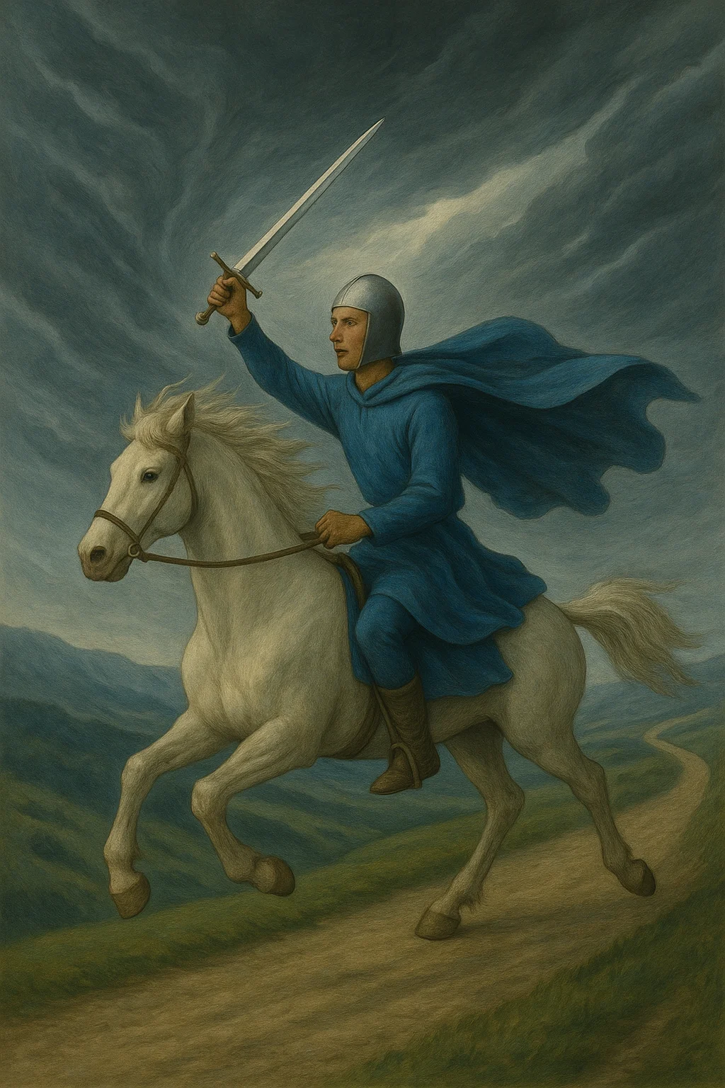 Knight of Swords tarot card