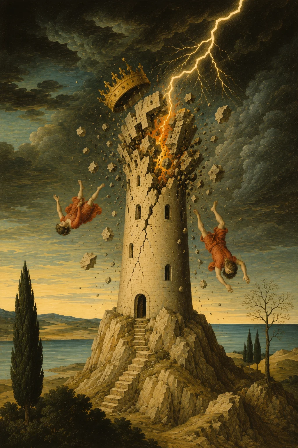 The Tower tarot card