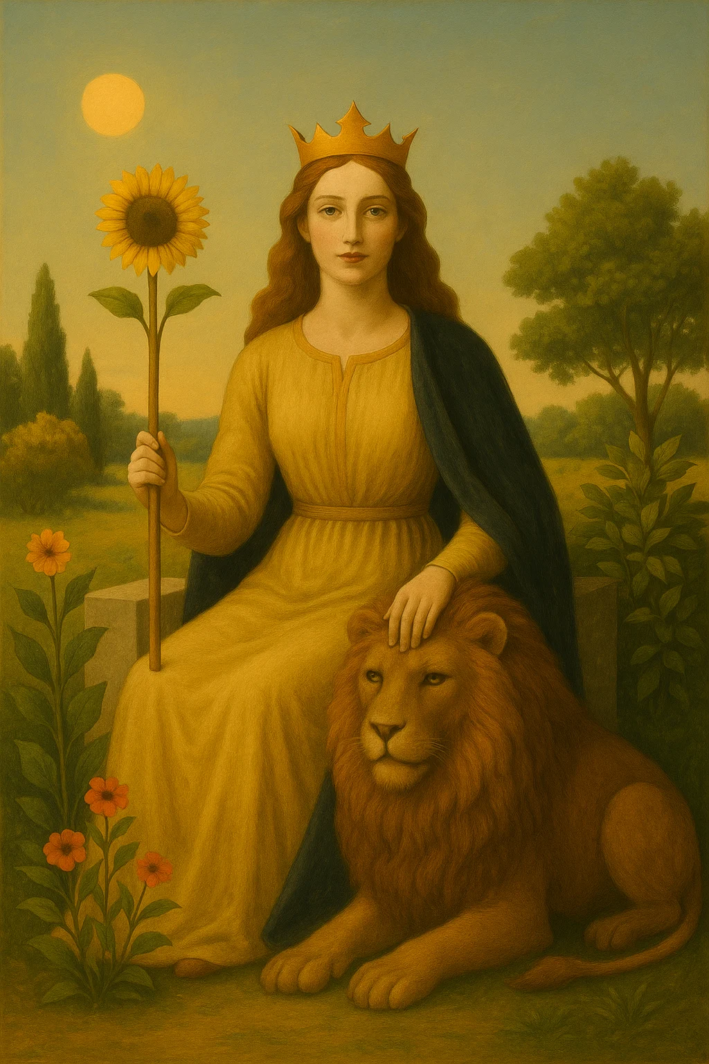 Queen of Wands tarot card