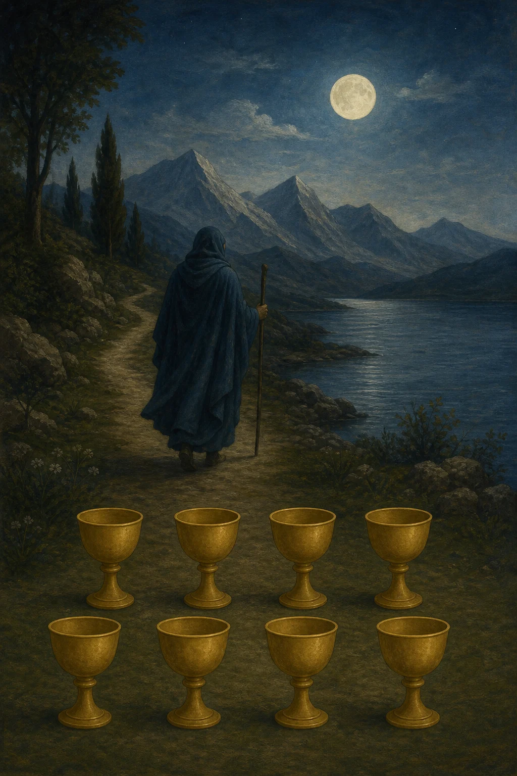 Eight of Cups tarot card