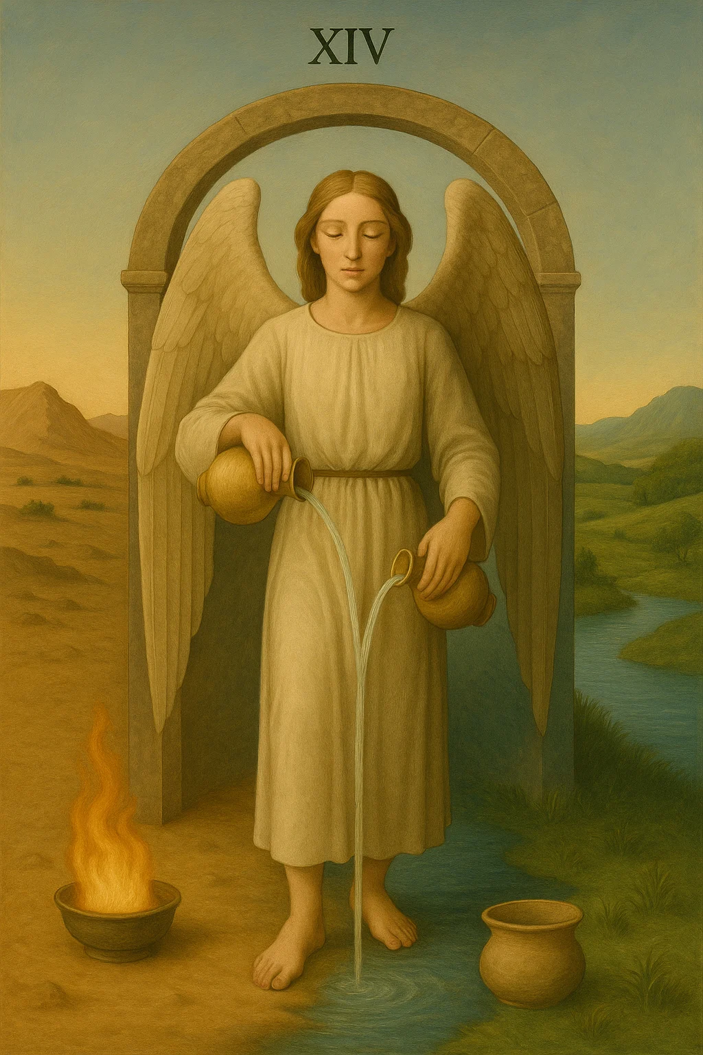 Temperance tarot card