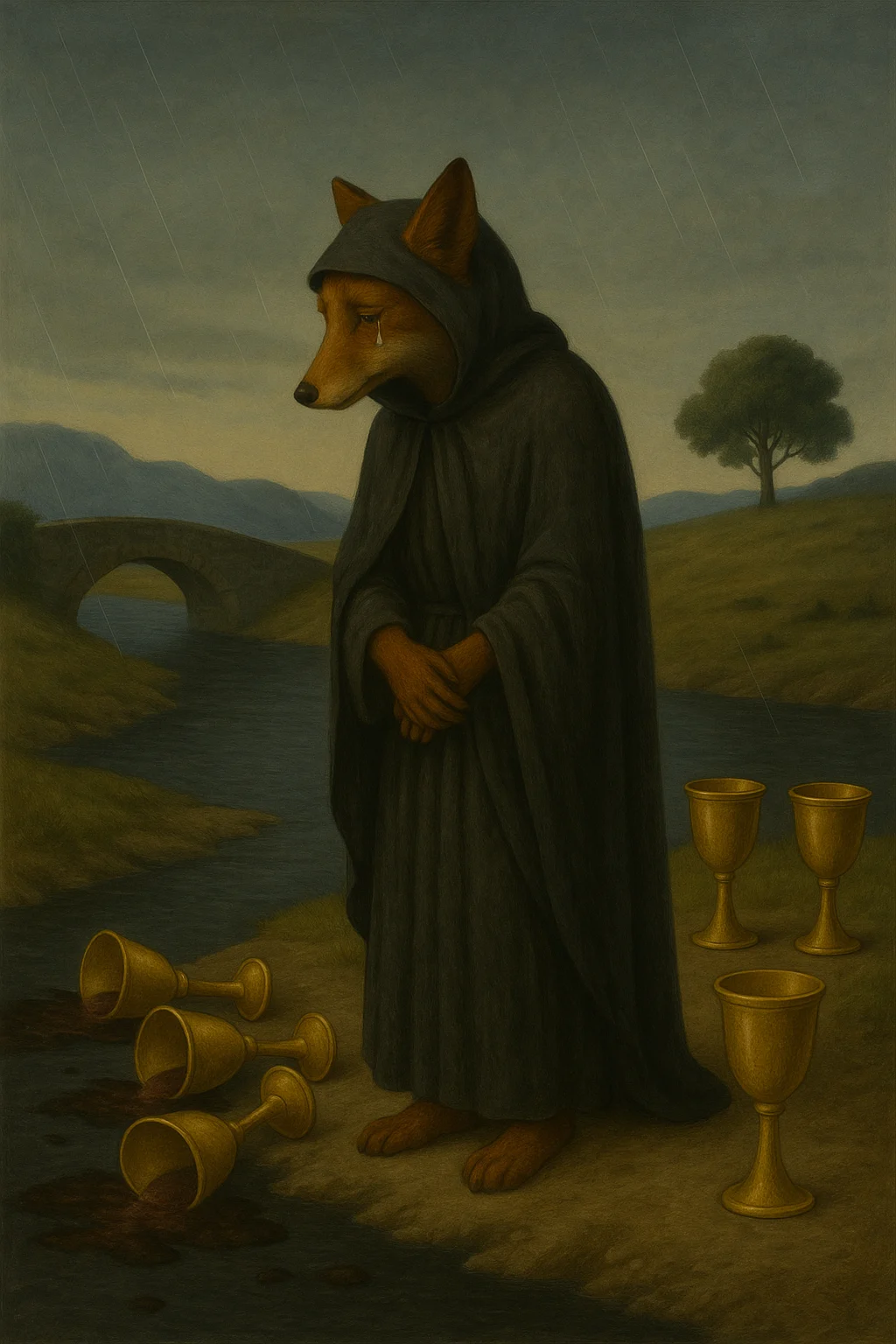 Five of Cups tarot card