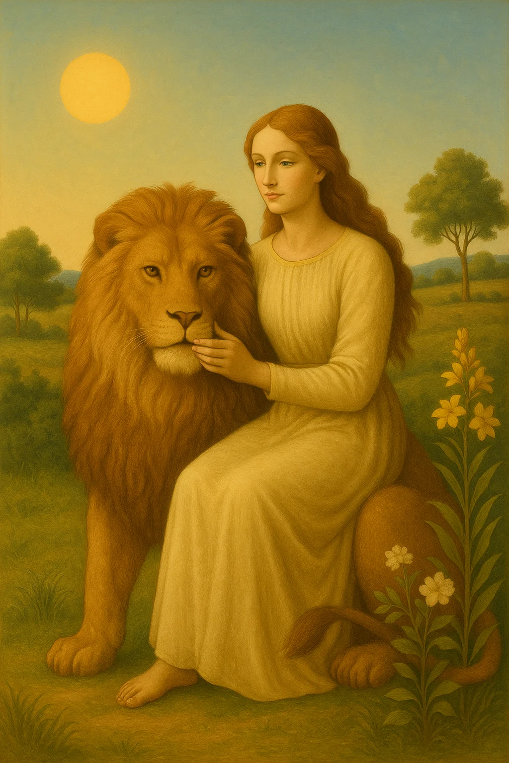 Strength tarot card