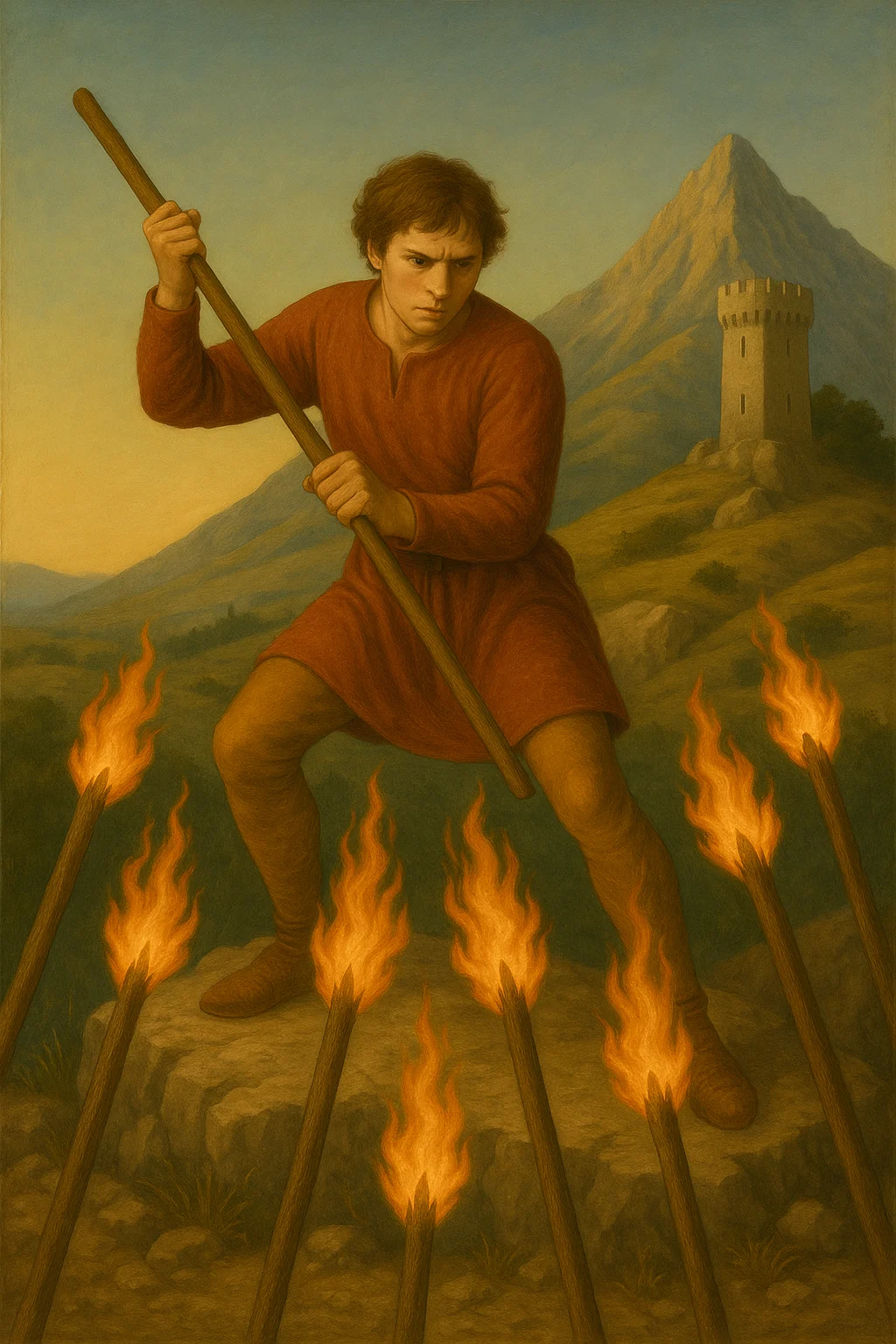 Seven of Wands tarot card