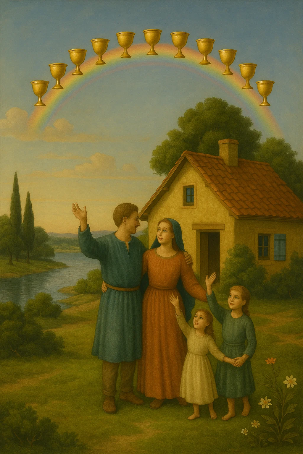 Ten of Cups tarot card