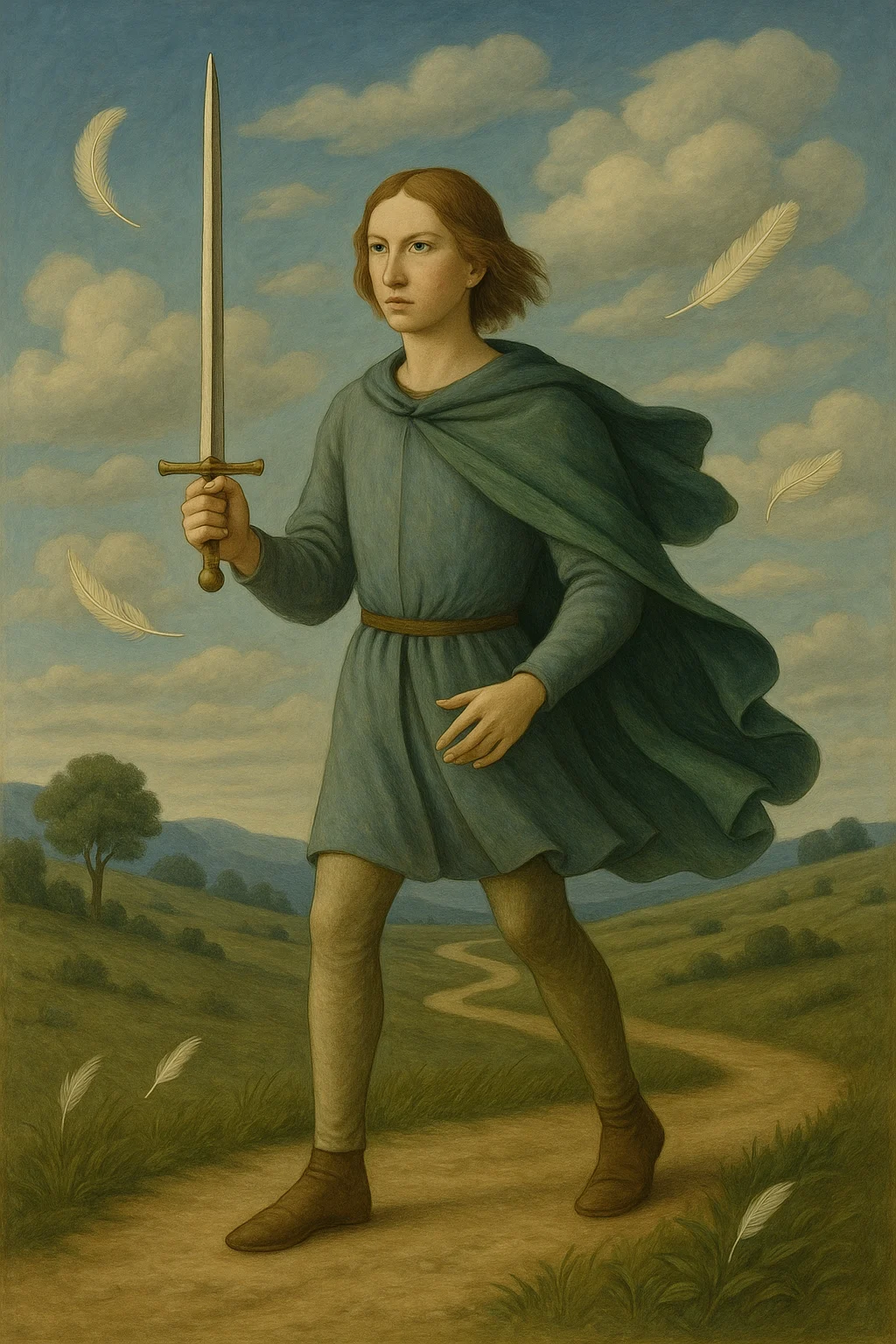 Page of Swords tarot card