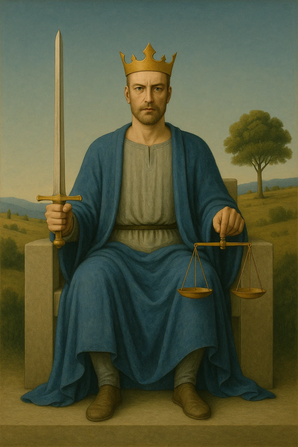 King of Swords tarot card