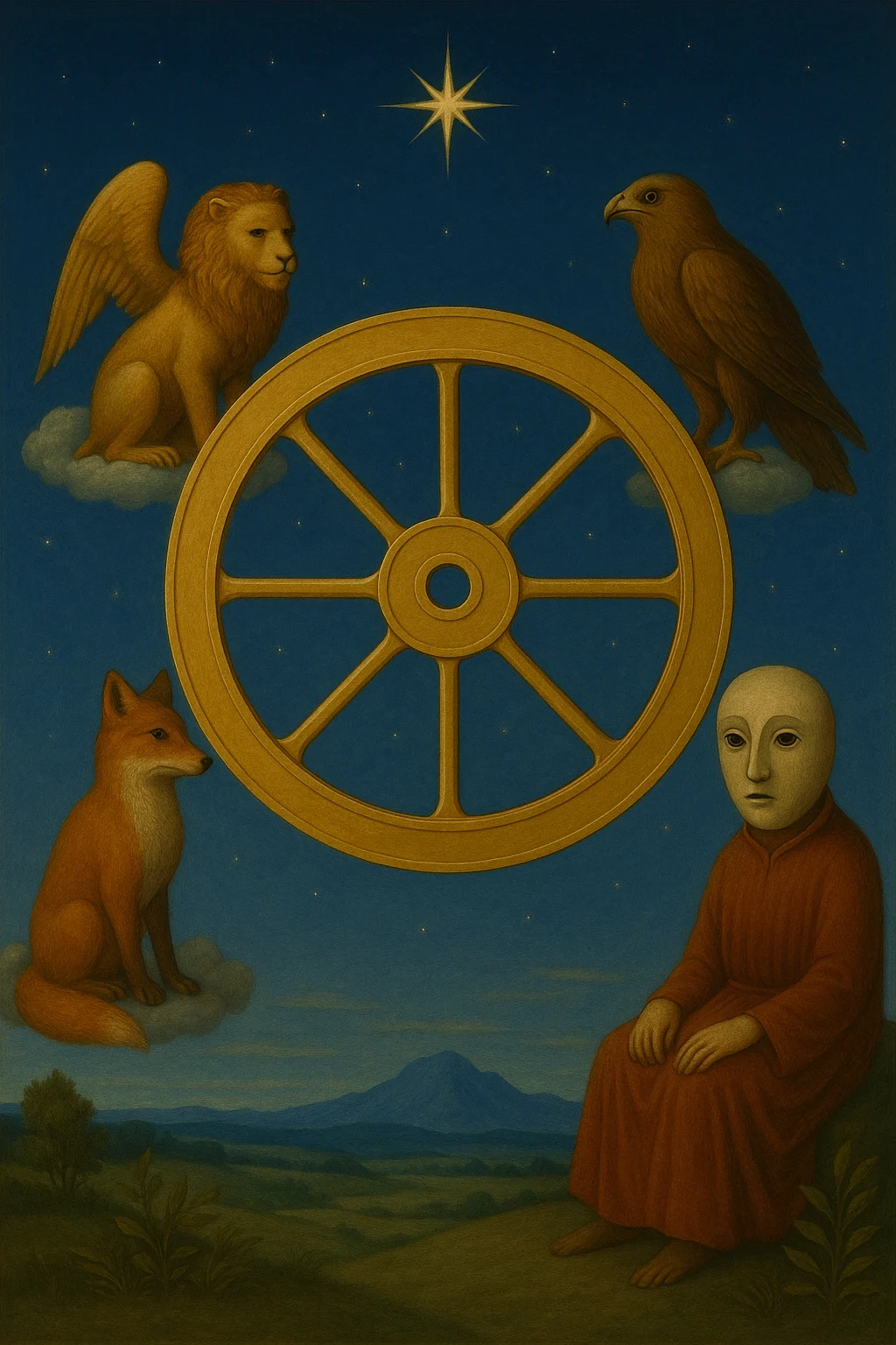 Wheel of Fortune tarot card