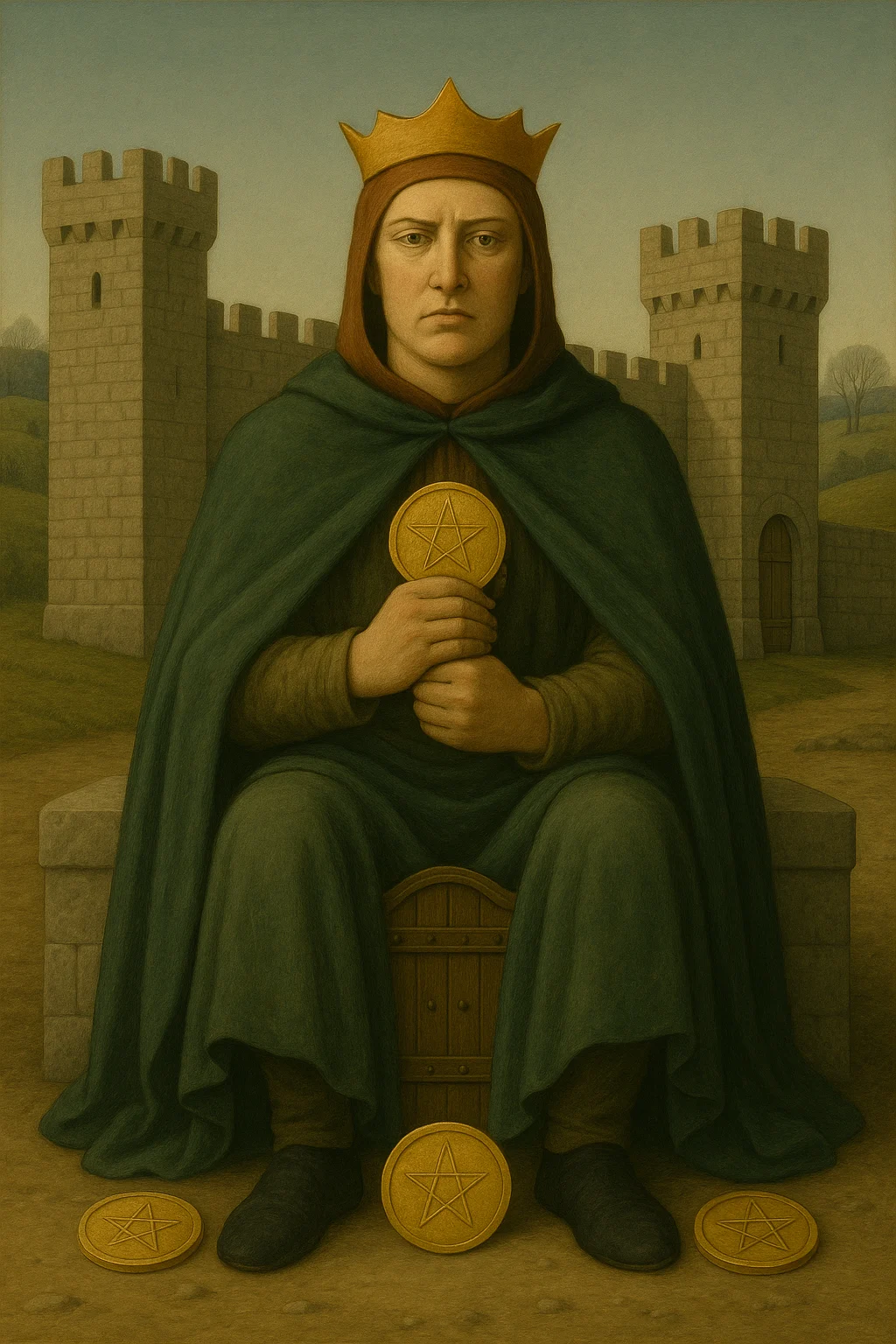 Four of Pentacles tarot card