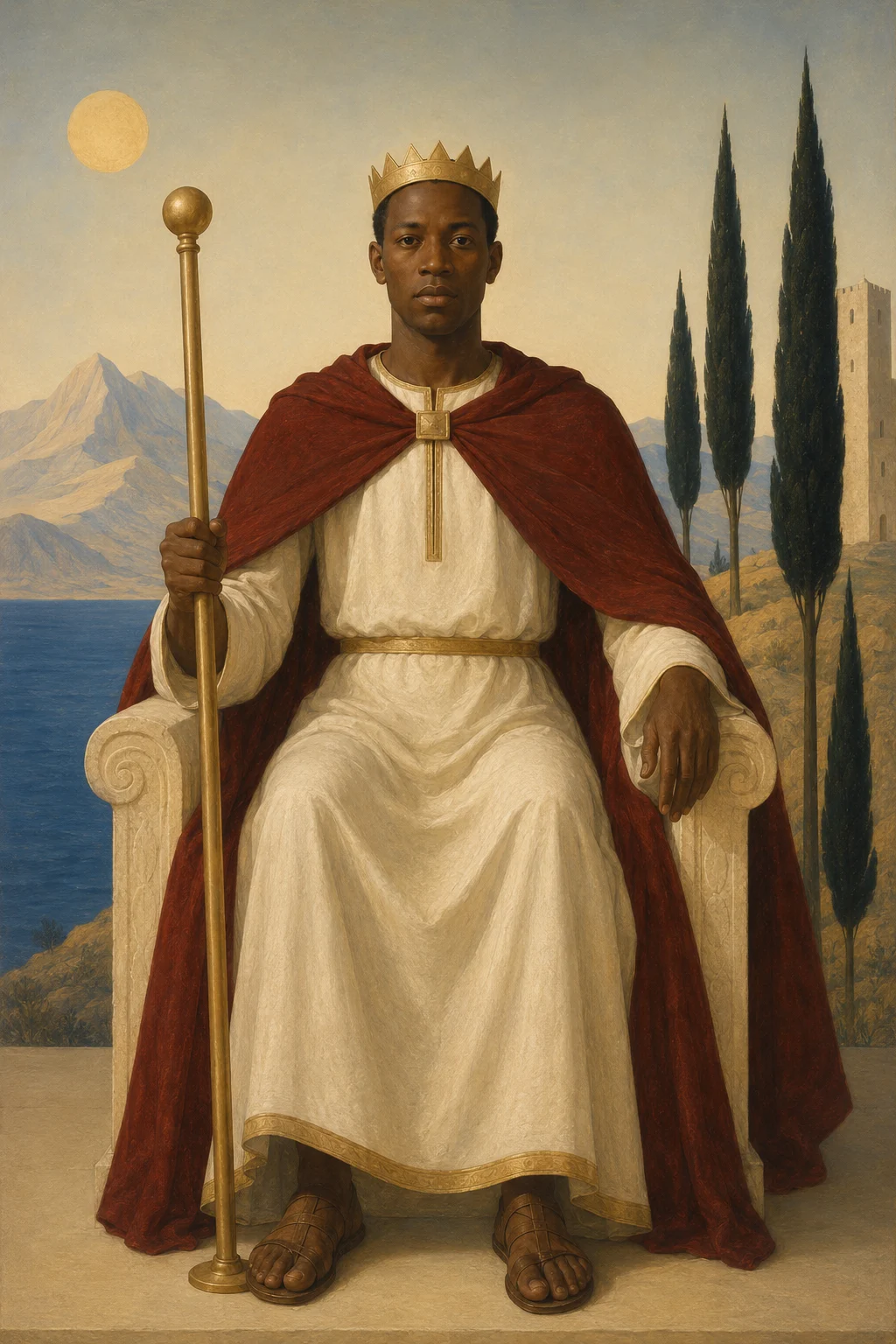 The Emperor tarot card
