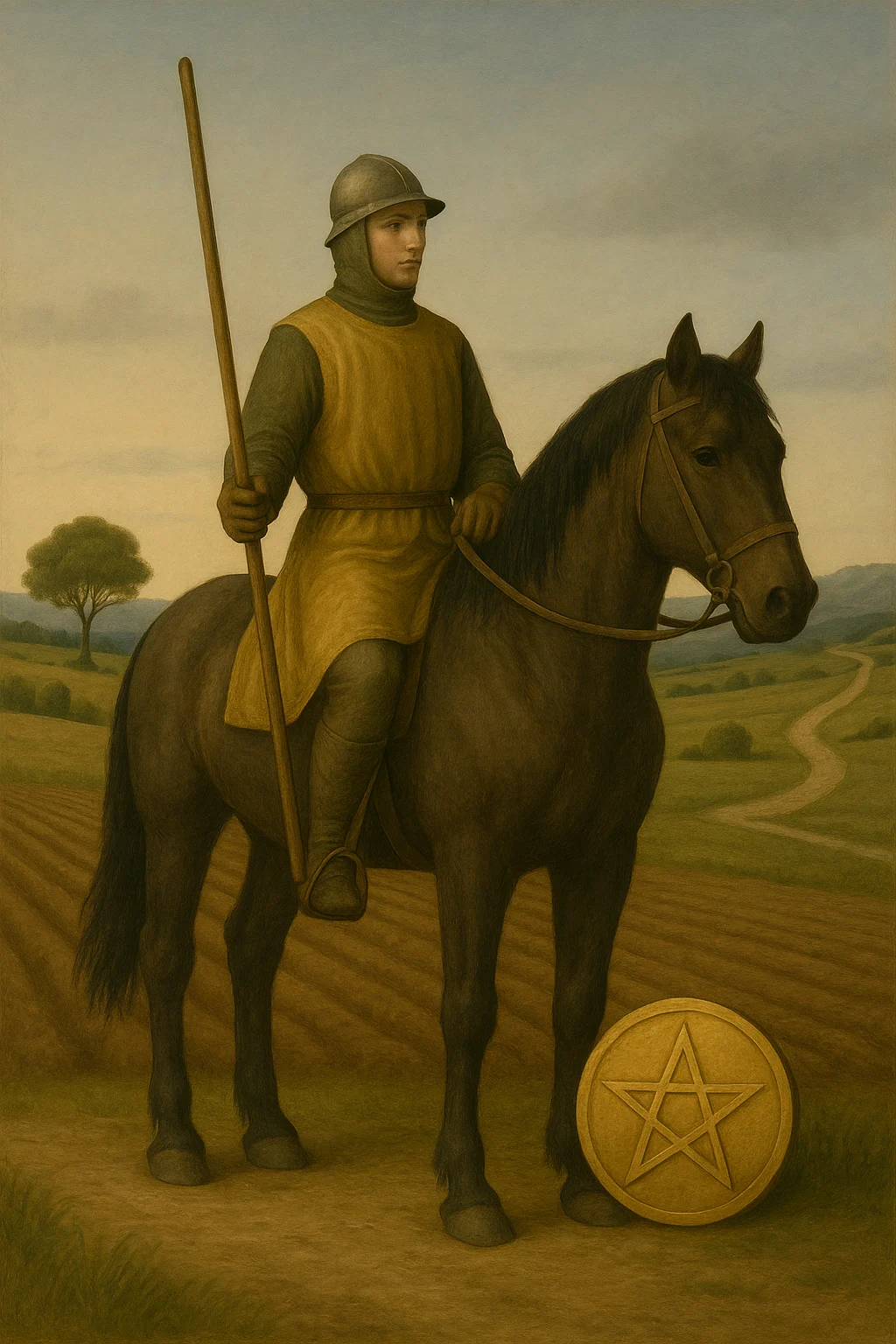 Knight of Pentacles tarot card