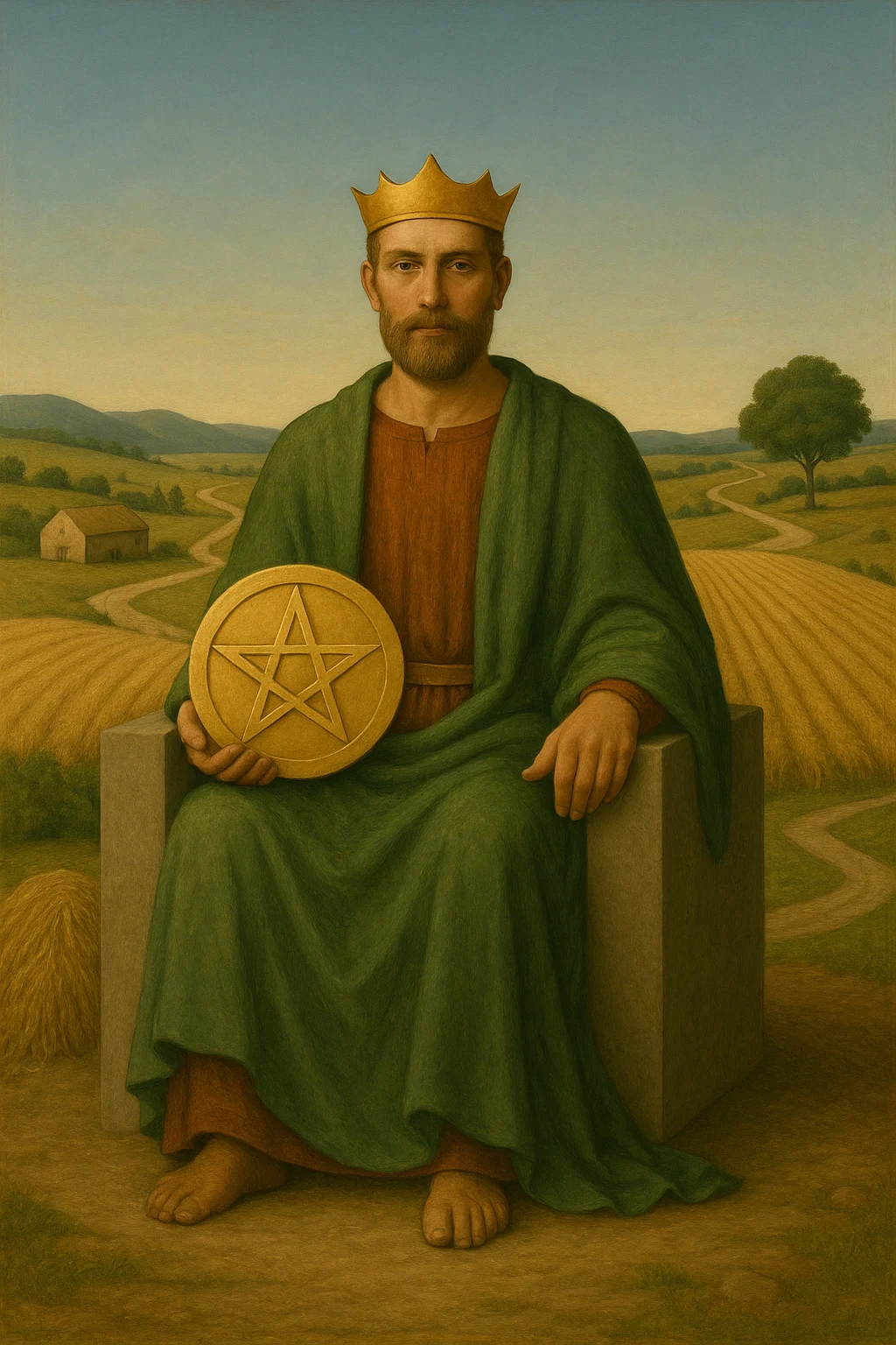 King of Pentacles tarot card