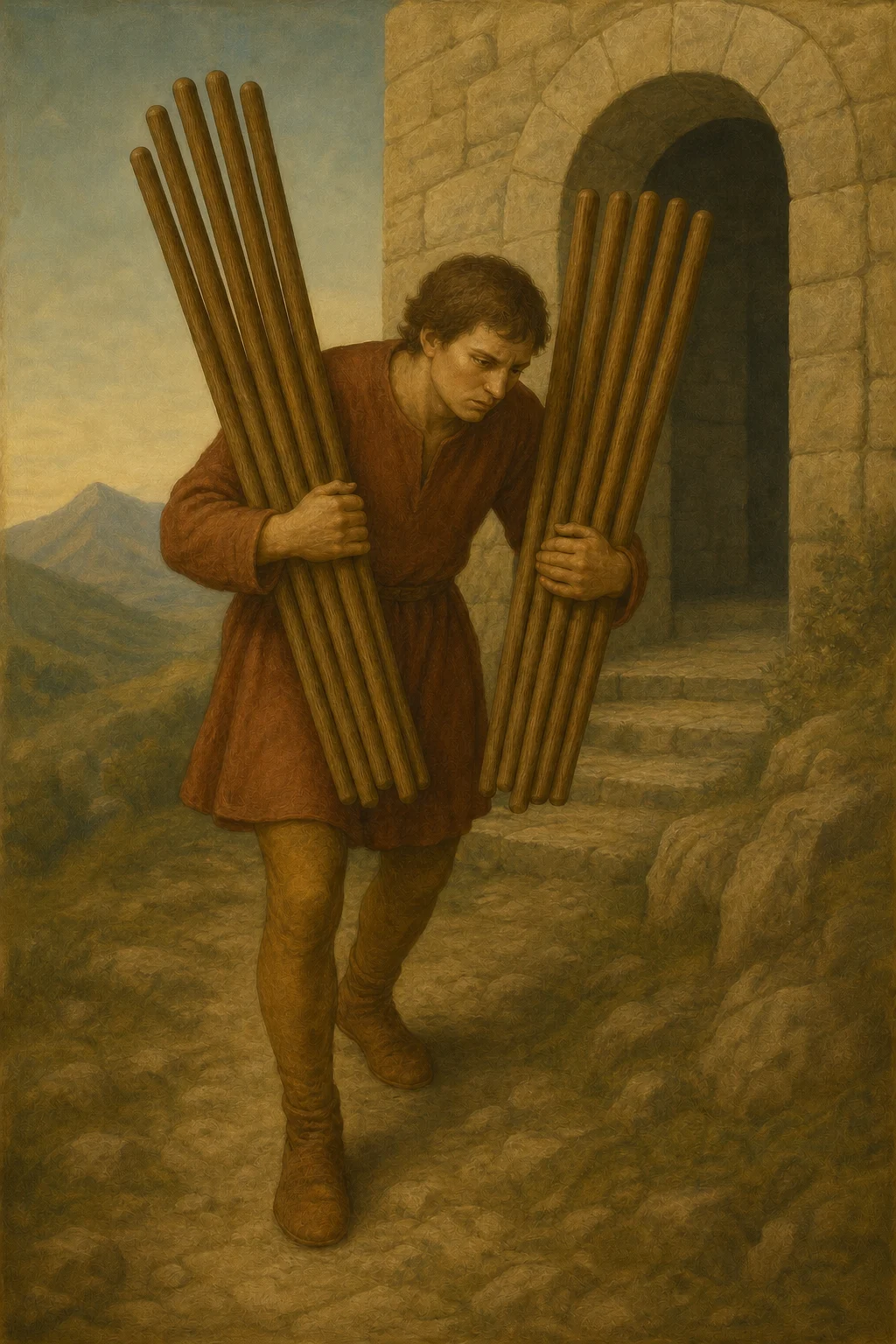Ten of Wands tarot card
