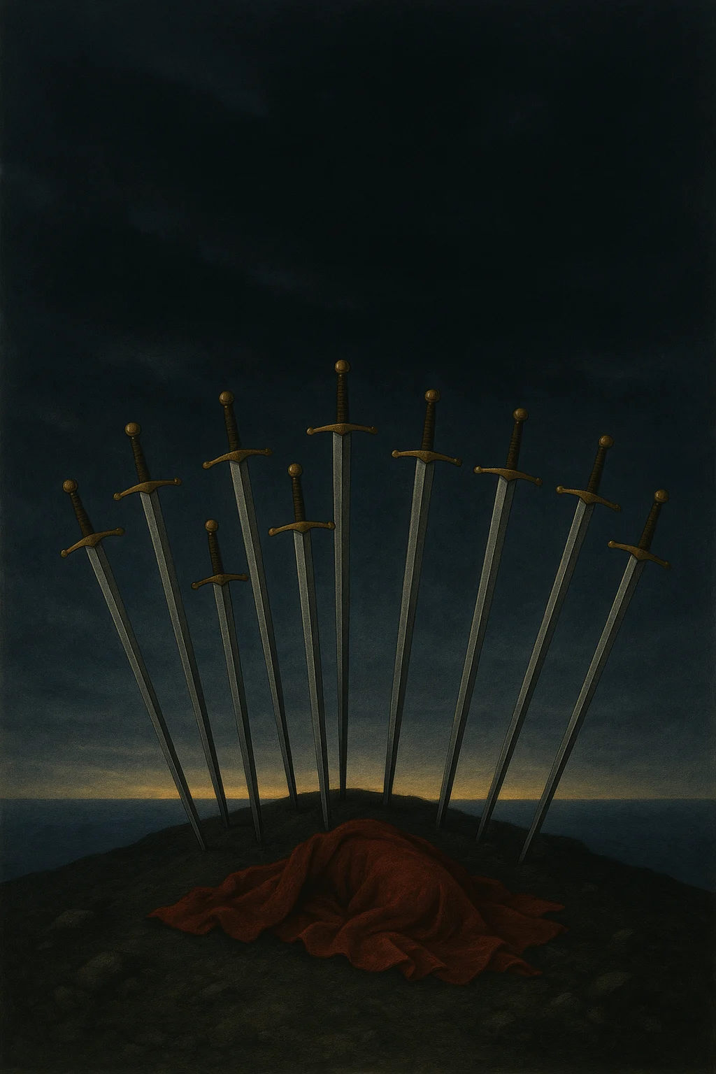 Ten of Swords tarot card