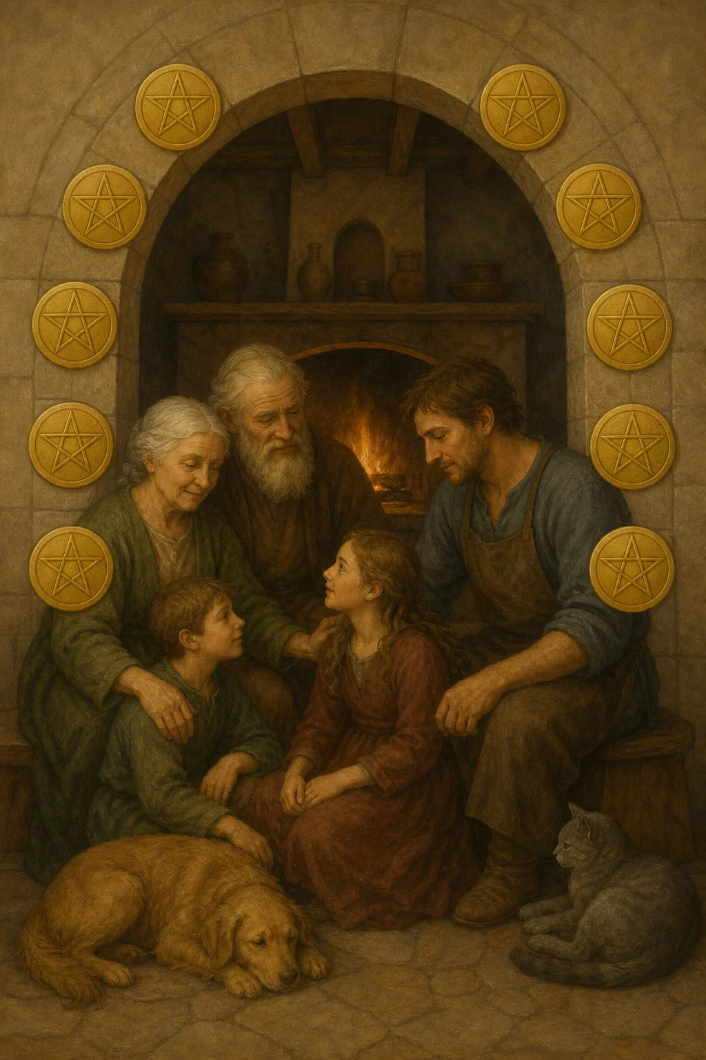 Ten of Pentacles tarot card